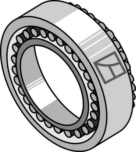 Taper roller bearings Ø68 fitting for Simba P14595