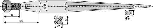 Frontladertand 1000