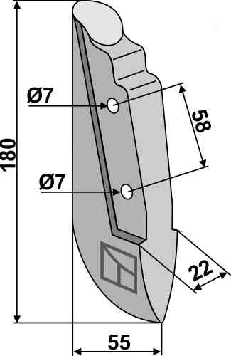 Metal seed share fitting for Accord 494266