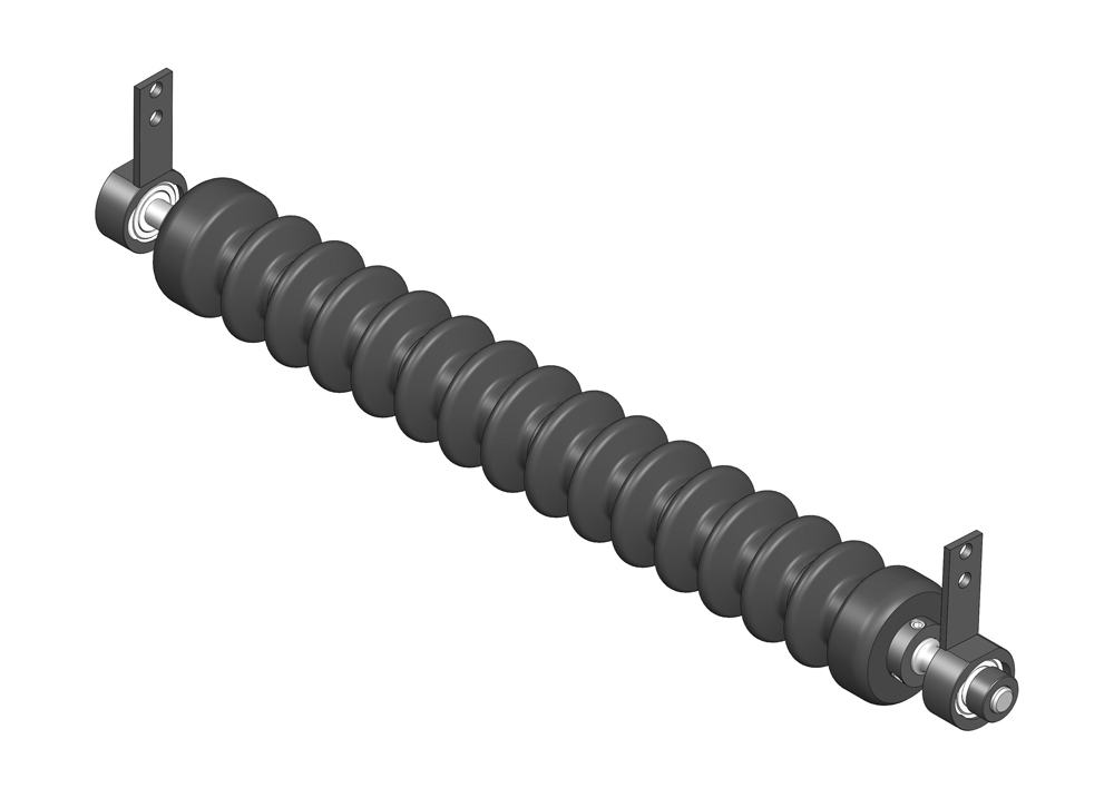 Minuteman front grooved roller system