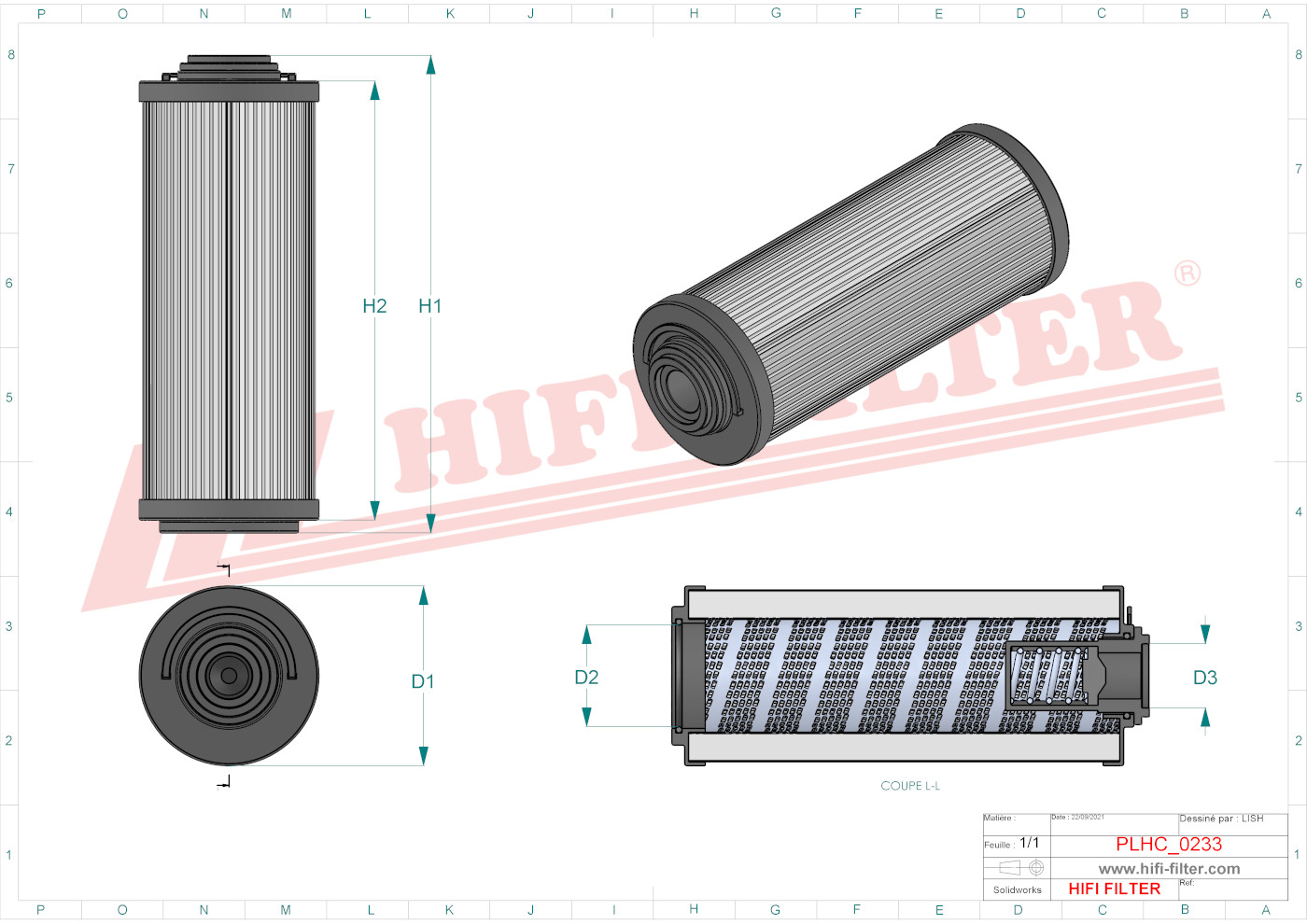 Hydraulic filter passend voor wismet why 106322
