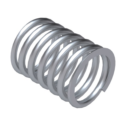 Spring - compression - lockout pin