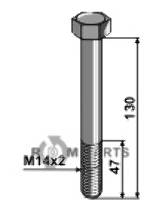 Bolt m14x130 - 10.9 63-14130.1
