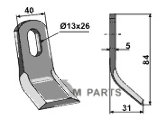 RDM Parts Y-Messer geeignet für Noremat 103006 RDM Parts Y-Messer geeignet für Noremat 103006