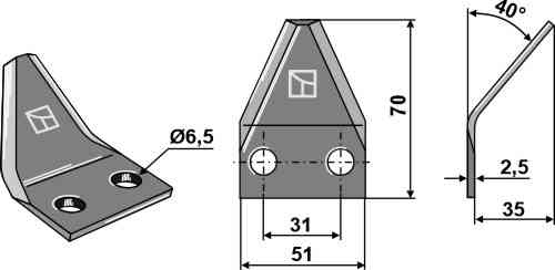 Food mixer knives Food mixer knives