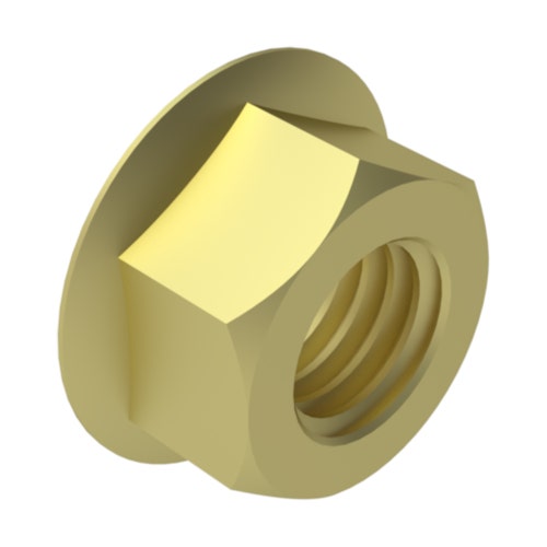 Nut - lock hex flanged 1/2-13