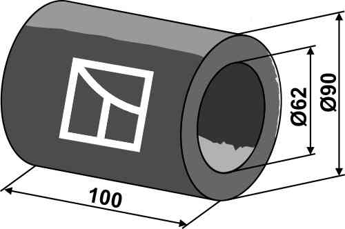 Distance piece - 100mm fitting for Dal-Bo 18127