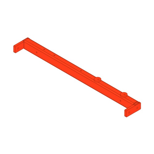 Front crossbar - 22 in