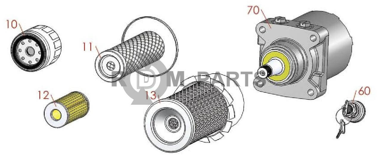 Replacement parts for Traction unit 3235B