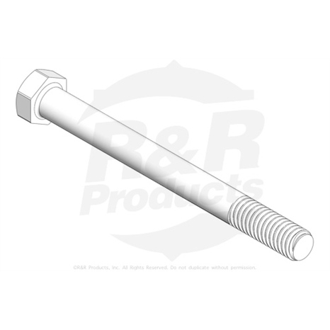 BOLT - HEX HD 3/8-16 X 4