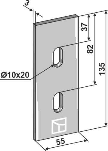 Scraper for packer rolls 51-l201