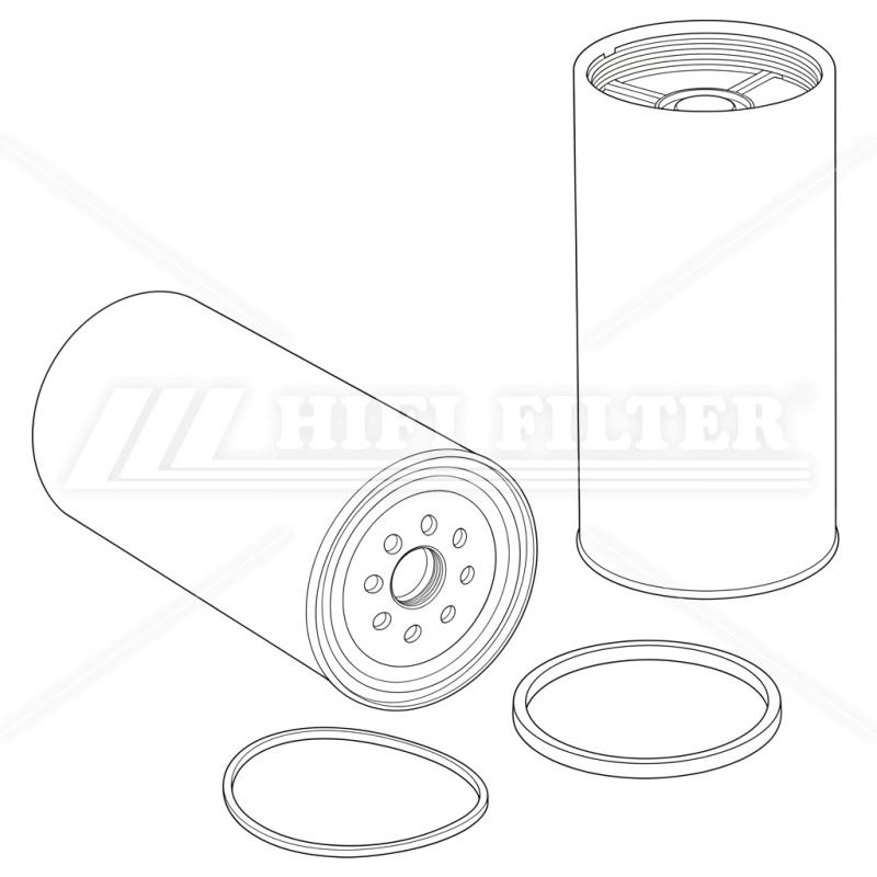 Fuel water separator filter passend voor racor r 160 p-d-max