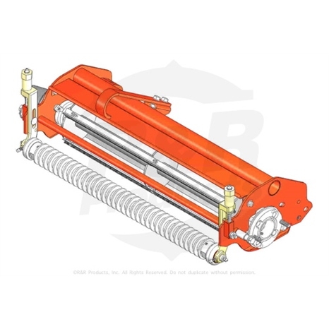 Complete brush reel unit - rh