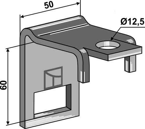 Clamp for  tine 32 x 10
