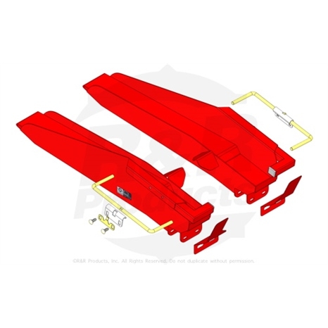 Flat ramp kit - red