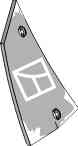 Shin - left fitting for Massey Ferguson 84082 (3940315)