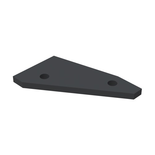 Flap - rubber rear deflector