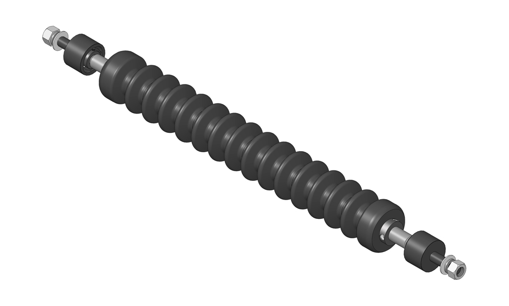 Minuteman rear grooved roller system