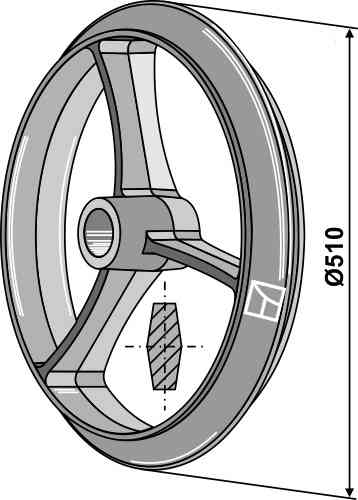 Cambridge roll ring - Ø510mm