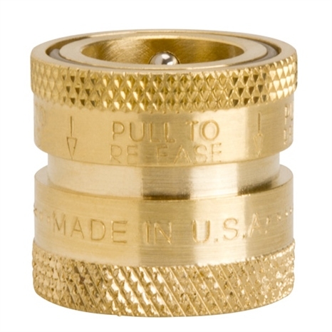 Brass quick disconnect 3/4in  female
