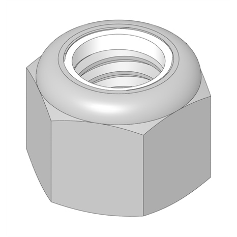 Nut - 3/8-16 jam center lock