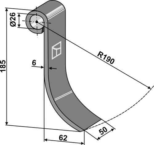 Klepel passend voor Barigelli BB40850400