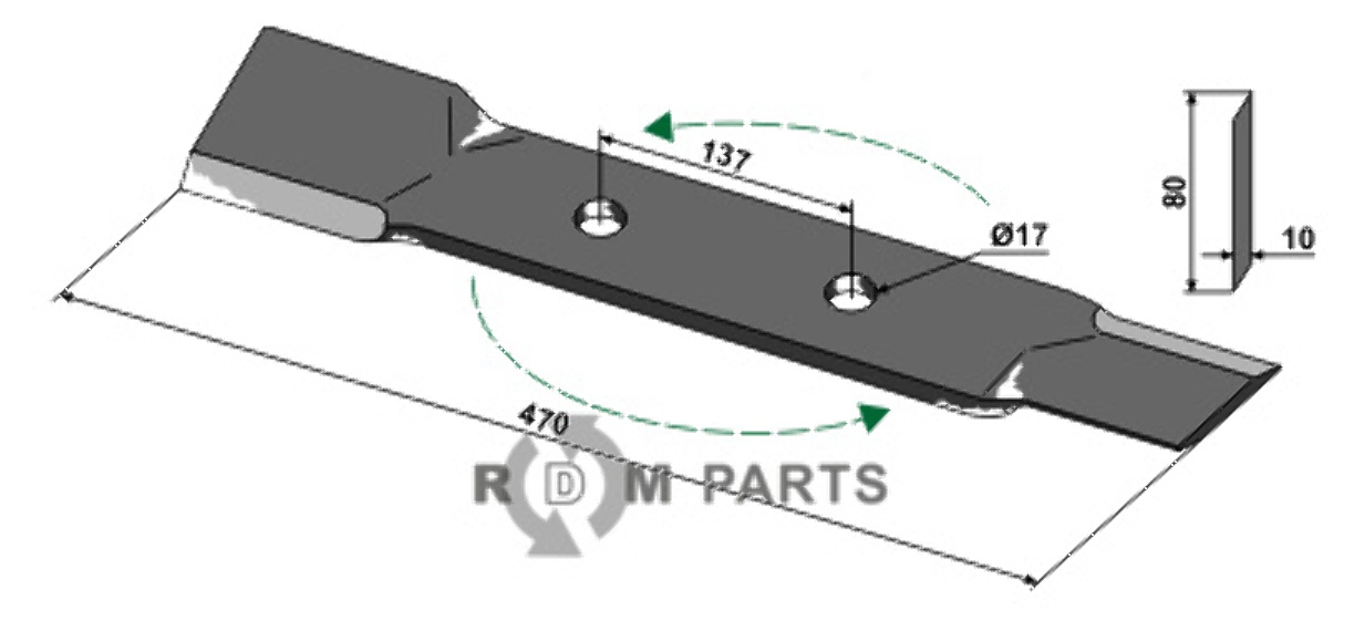 RDM Parts Messer geeignet für Röll 690620