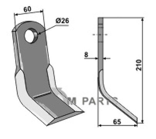 RDM Parts Y-Messer