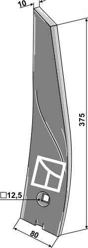 Guide board - right