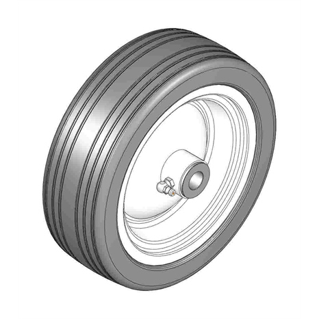 Tire & wheel - 10x3.25 hd solid