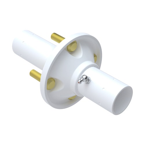 Hub - rear wheel - incl wheel studs