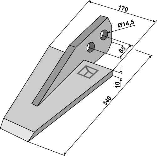 Spades fitting for Celli 2981410