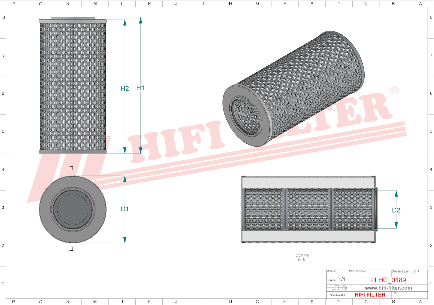 Hydraulic filter passend voor doosan 400406-00263