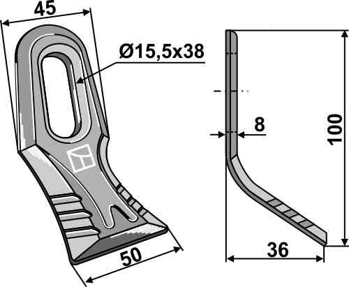 RDM Parts Y-messer universeel