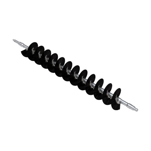 Shaft assy - rear roller brush 3.5 in - keyed