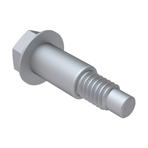 Bolt-shoulder, flange