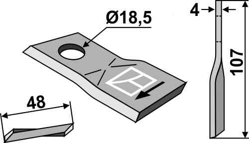 Cyclomesje passend voor Vicon 902-61560