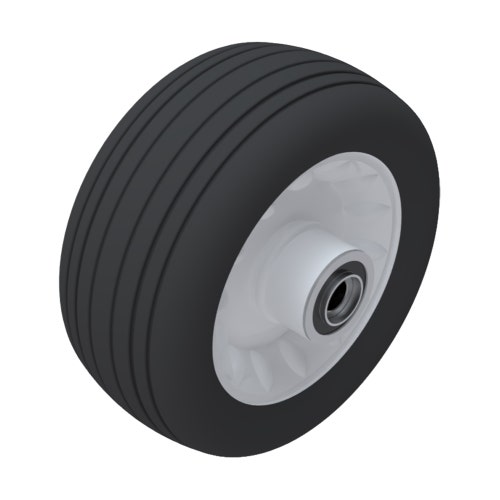 Castor wheel assy