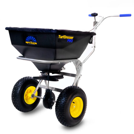 Spyker Ergo-Pro SPY80-1S: Broadcast Spreader with Stainless Steel Frame for Seed, Fertilizer, Salt etc.