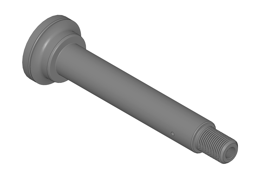 Spindle shaft and zerk assy