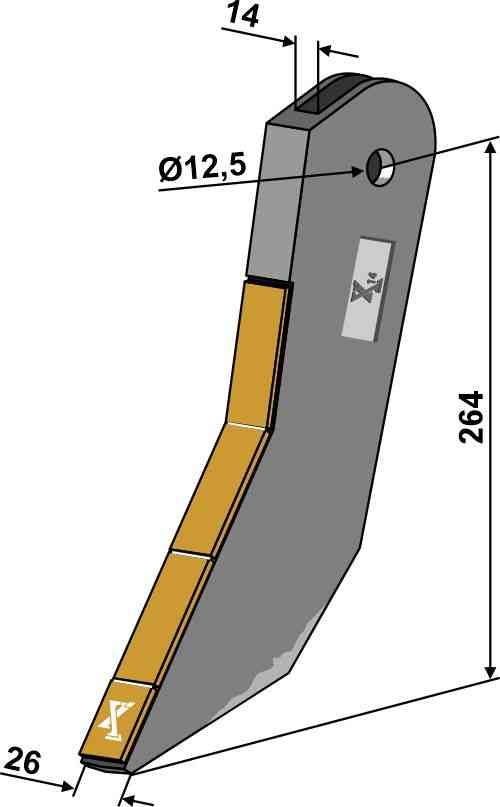 EP Share - Hard metal fitting for Simba P15957