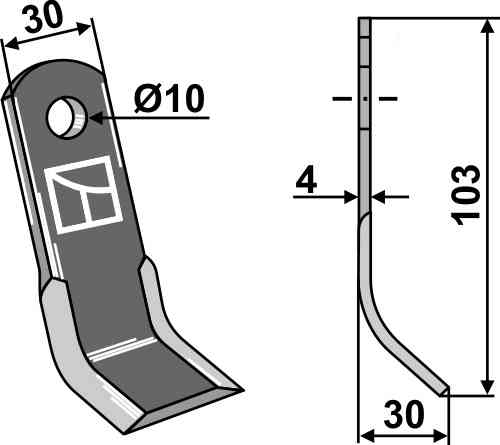 RDM Parts Y-kniv