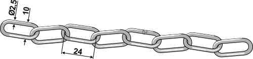Safety-chain, galvanized