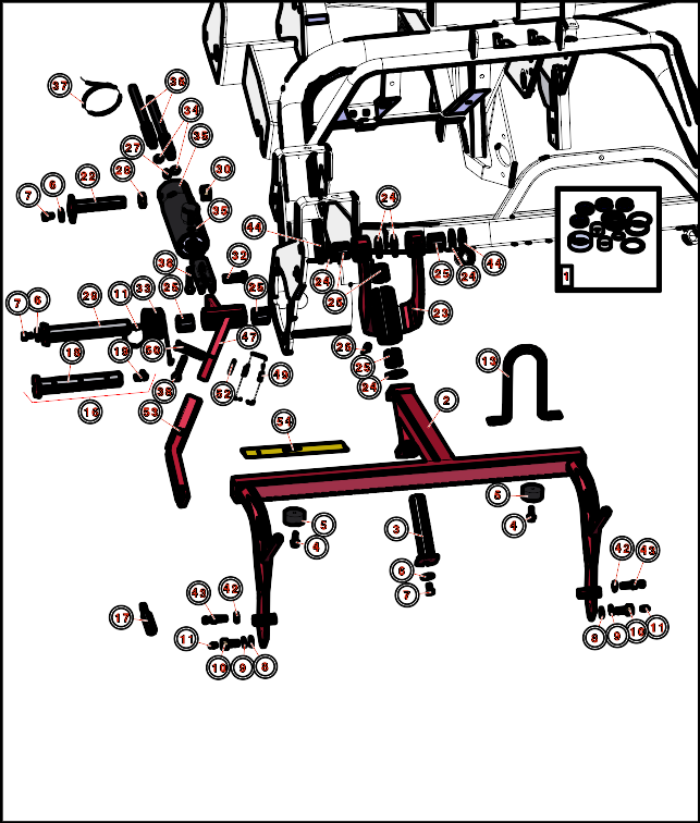 Toro Greensmaster 3100 Right Hand Pull Frame