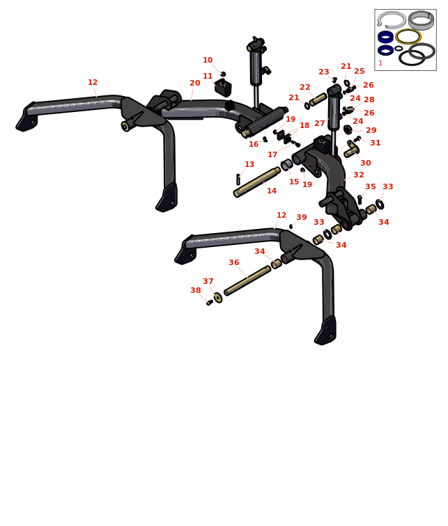 Toro Groundsmaster 4500-D Rear Lift Arm