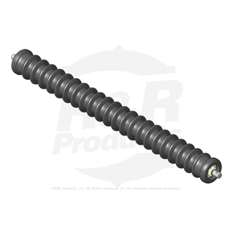 Roller - grooved uhmw polyethylene - 30