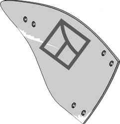 Moldboard - right fitting for Massey Ferguson 96084 (3941973)