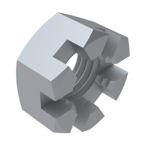 Porca - 5/16-24 hexagonal estriada