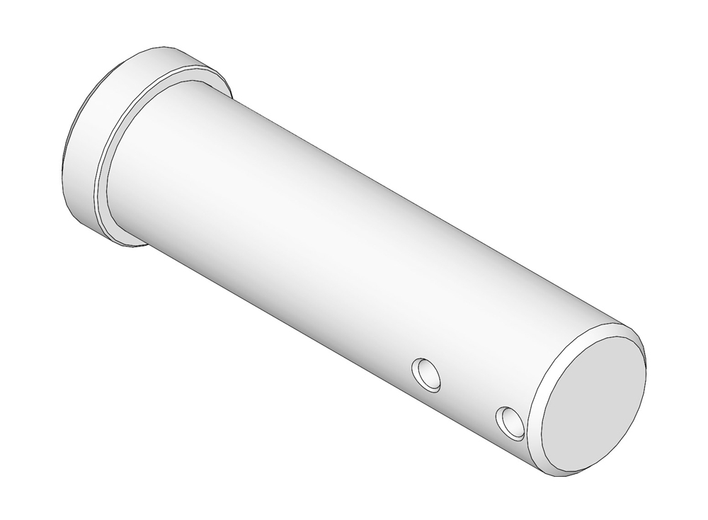 Pin, cylinder front