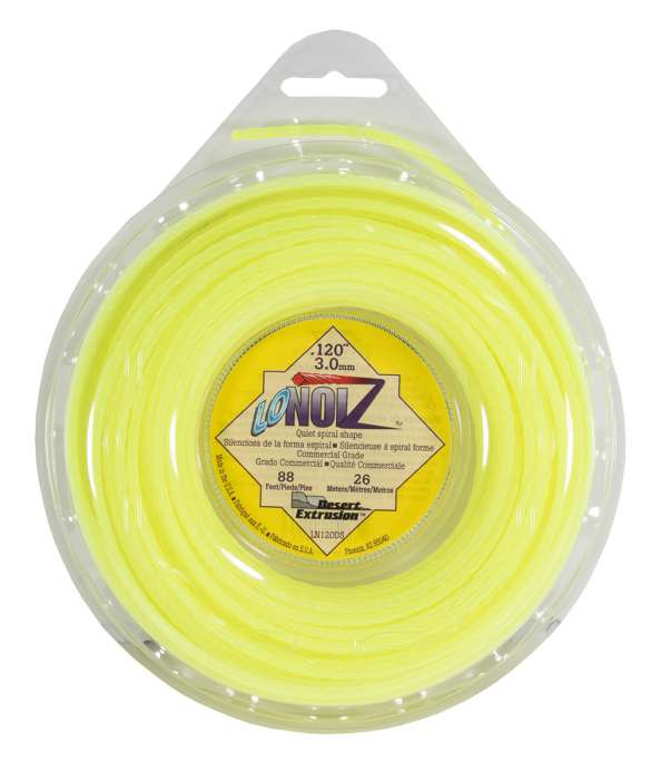 Trimmer line lonoiz™ yellow small donut .120" / 3.0mm